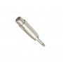 Adaptor XLR Mama - Jack 6.3 mm Tata , Mono , Metalic