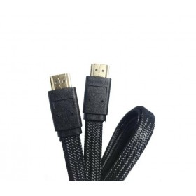 Cablu HDMI 1.4 Panzat , Panglica , 1.5 Metri , Premium Quality , Negru
