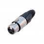 Conector XLR Tata Profesional , Premium Quality , Metalic