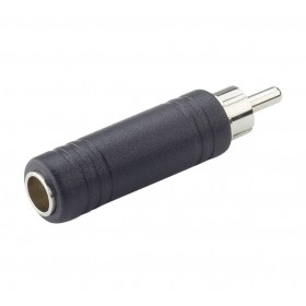 Adaptor Jack 6.3 mm Mama La RCA Tata , Negru