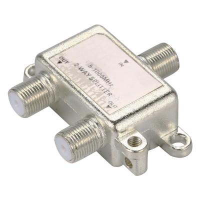 Splitter TV Pentru Cablu Coaxial , 2 Iesiri , Metalic