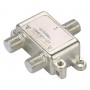 Splitter TV Pentru Cablu Coaxial , 2 Iesiri , Metalic
