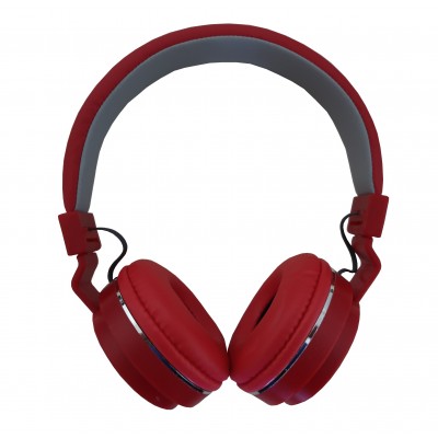 Casti Cu Fir Over The Ear Cu Microfon , Premium Sound , Rosu