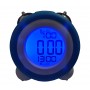 Ceas digital cu alarma,classic style,albastru
