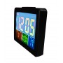 Ceas Electronic cu ecran LCD iluminat,termometru,alarma 8 tonuri,senzor de zgomot,negru