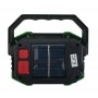 Lampa de lucru tip proiector , LED 2 x COB + 1 SMD , incarcare solara , acumulator integrat , verde , elSales