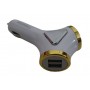 Incarcator auto pentru telefoane sau tablete , forma tip Y , 4 USB , elSales , alb