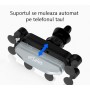 Suport auto pentru telefoane cu prindere pe dispersorul de aer , elSales ELS-AUTOS,negru