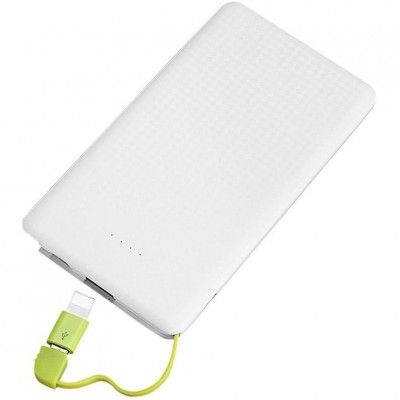 Baterie externa powerbank elSales KP-61 cu 2 conectori pentru incarcare - Lightning si MicroUSB , 1 conector USB