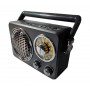 Radio Portabil elSales MD-1173 , Difuzor 8 cm , Bluetooth , USB , MicroSD , Auxiliar , Acumulator Integrat , Negru