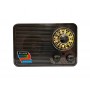 Radio Portabil elSales MD-1176 , Difuzor 8 cm , Bluetooth , USB , MicroSD , Auxiliar , Acumulator Integrat , Gri