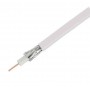 Cablu TV coaxial RG6 elSales ELS-CC1 , impedanta 75 Ohmi , lungime 1 metru , alb