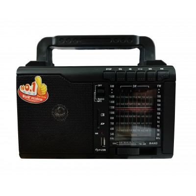 Radio elSales ELS-888 cu USB , cititor card , FM , AM , negru