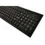 Tastatura universala fara fir elSales ELS-3680 , 117 taste , scurtaturi multimedia , negru