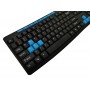 Kit tastatura + mouse fara fir elSales ELS-3800 , 112 taste , negru