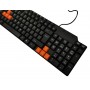 Tastatura universala cu fir elSales ELS-8151 , 114 taste , negru