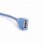 Cablu prelungitor elSales ELS-PU3 USB tata - USB mama , lungime 3 metri , albastru