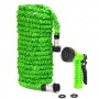 Furtun extensibil pentru gradina elSales Magic Flex , pistol udat inclus  , lungime 45 metri , verde