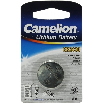 Baterie litiu Camelion 2430 , 3 V , 240 mAh pentru ceasuri , jucarii , telecomenzi auto