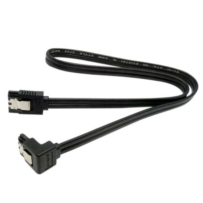 Cablu elSales ELS-SS90 cu conector SATA - SATA 90 grade , negru