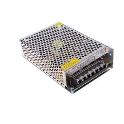 Sursa de alimentare metalica elSales ELS-SAM60 12 V , 5 A cu alimentare la 220 V , argintiu