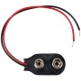 Conector borna pentru baterie 9V elSales ELS-CBB9 cu fire , negru