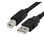 Cablu USB A - USB B 2.0 elSales ELS-CPI pentru imprimanta si alte periferice , lungime 3 metri , negru