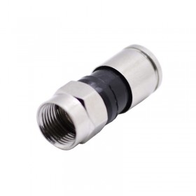 Conector Tip F prin compresie elSales ELS-CTF , argintiu