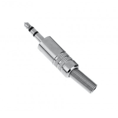 Conector Jack 3.5 tata elSales ELS-CJ3.5 , stereo , argintiu