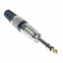 Conector Jack 6.3 stereo tata elSales ELS-CJ63 , argintiu
