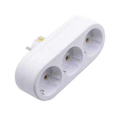 Adaptor elSales ELS-TST , 3 prize , inele ceramice , alb