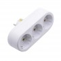 Adaptor elSales ELS-TST , 3 prize , inele ceramice , alb