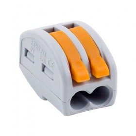 Conector rapid de legatura pentru doua fire elSales ELS-CW2 , portocaliu