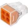 Conector rapid de legatura pentru patru fire elSales ELS-CRW4 , portocaliu