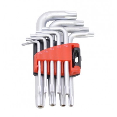 Set 9 piese chei Torx elSales ELS-S9PT , argintiu