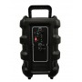 Boxa portabila elSales ELS-ZQS-8107 , acumulator integrat , lumini LED , negru