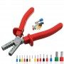 Cleste elSales ELS-PZ1.5-6 pentru sertizat conectori terminal pin 1.5 - 6 mm , rosu