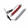 Set doua benzi cu DRL cu 6 LED-uri COB elSales ELS-DRL6 pentru autoturisme, motociclete, camioane , lumina alb rece