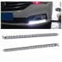Set doua benzi cu DRL cu 20 LED-uri COB elSales ELS-DRL20 pentru autoturisme, motociclete, camioane , lumina alb rece