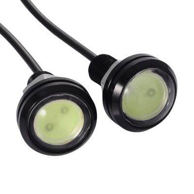 LED Auto elSales ELS-LRV , diametru 23 mm , alimentare 12 Volti , putere 9 W , verde