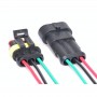 Conector electric mama-tata cu trei fire elSales ELS-CE3 , rezistent la apa , multicolor