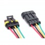 Conector electric mama-tata cu patru fire elSales ELS-CE4 , rezistent la apa , multicolor