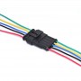 Conector electric mama-tata cu cinci fire elSales ELS-CE5 , rezistent la apa , multicolor