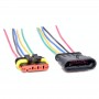 Conector electric mama-tata cu cinci fire elSales ELS-CE5 , rezistent la apa , multicolor