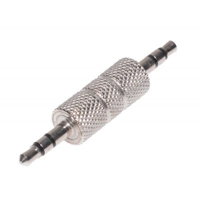 Adaptor Jack tata - Jack tata 3.5 mm elSales ELS-AJT , stereo , argintiu
