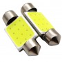 Set 2 LED-uri COB 41 mm elSales ELS-SLC pentru plafoniera , portbagaj , numar inmatriculare , lumina alba,Intense Light