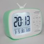 Ceas digital de masa elSales Retro TV , afisaj 12/24 h , termometru , verde