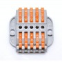 Conector doza cu 5+5 poli pentru cabluri electrice elSales ELS-5+5 , gri/portocaliu