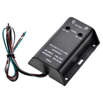 Convertor semnal RCA High-Low elSales ELS-CHL pentru sisteme audio auto , negru