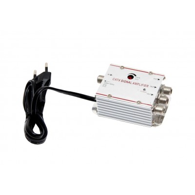 Amplificator semnal TV cu 3 iesiri elSales ELS-1020MK3 , argintiu